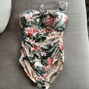 New one piece swim suit with tags!
